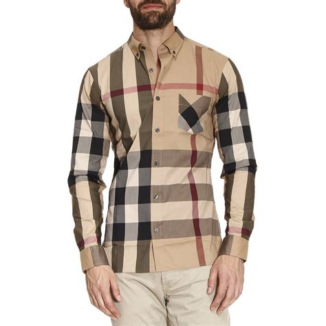 camicia di burberry uomo|Burberry Camicia a Quadri .